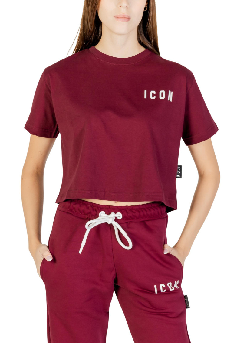 Maroon Logo Crew Neck T-Shirt