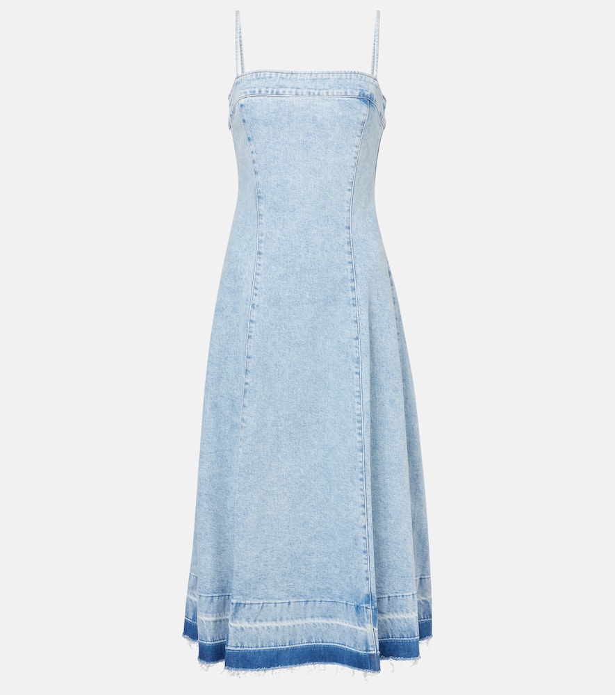 Clarissa denim midi dress