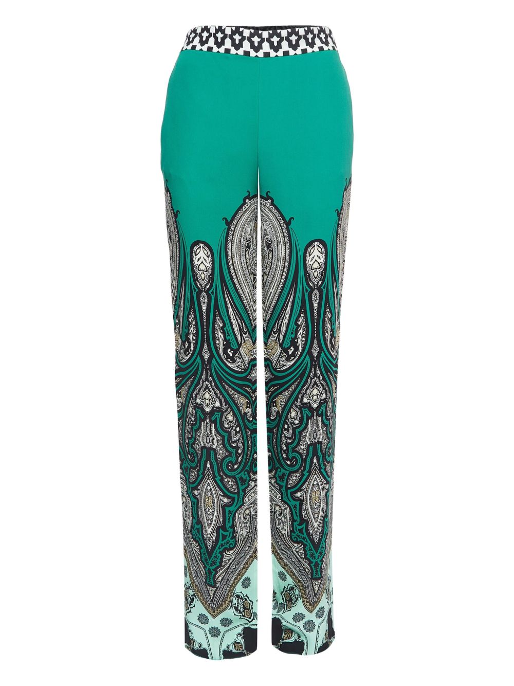 Printed trousers - Green