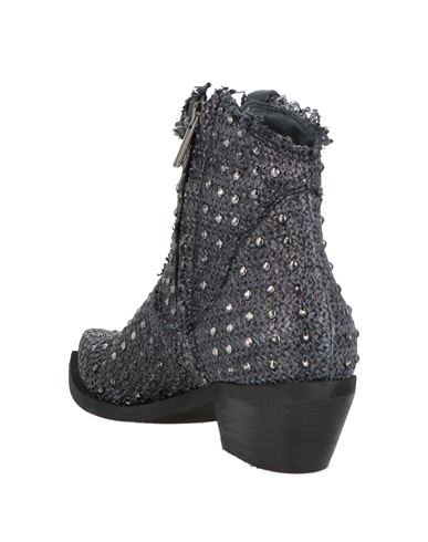 Woman Ankle boots Black Size 10 Textile fibers