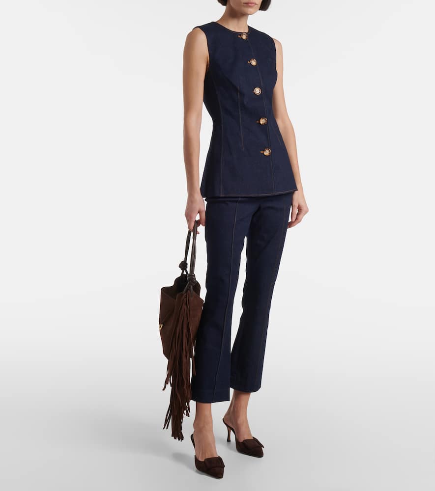 Jessup cotton-blend vest