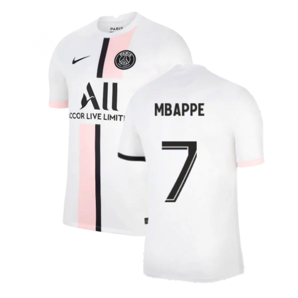 (L) PSG 2021-2022 Away Shirt (MBAPPE 7)