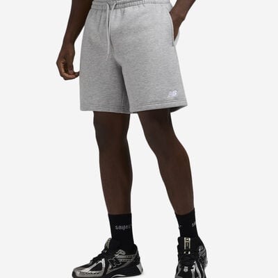 Men's Essentials Fleece Shorts in Grey