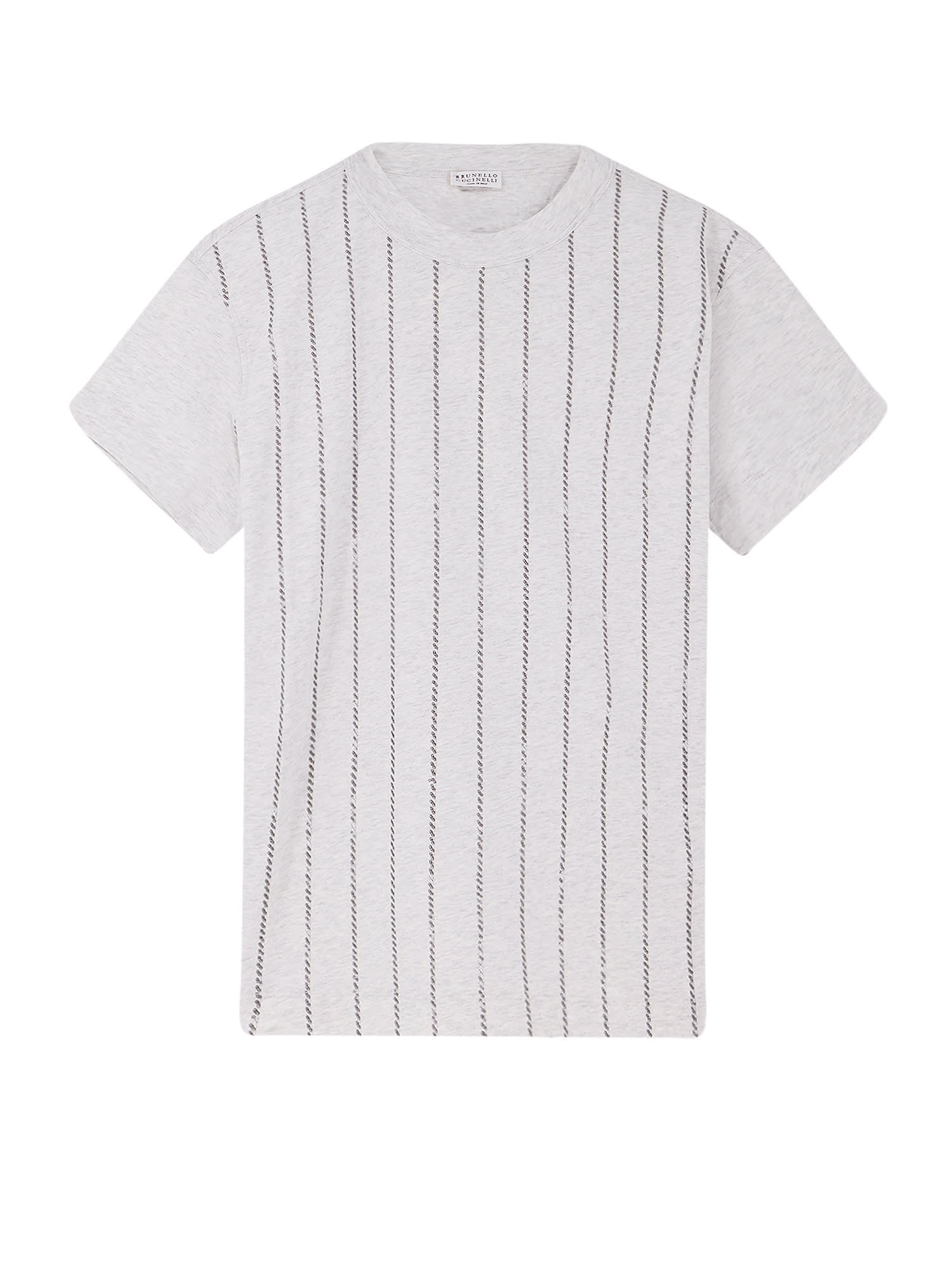 Striped T-shirt - White