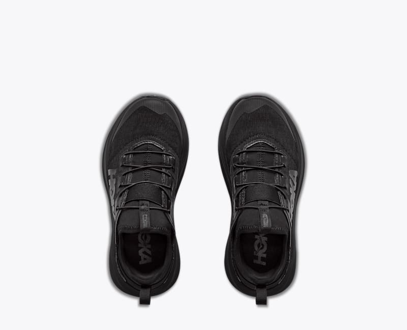 HOKA Mach 7 Little Kids Shoes in Black/Black