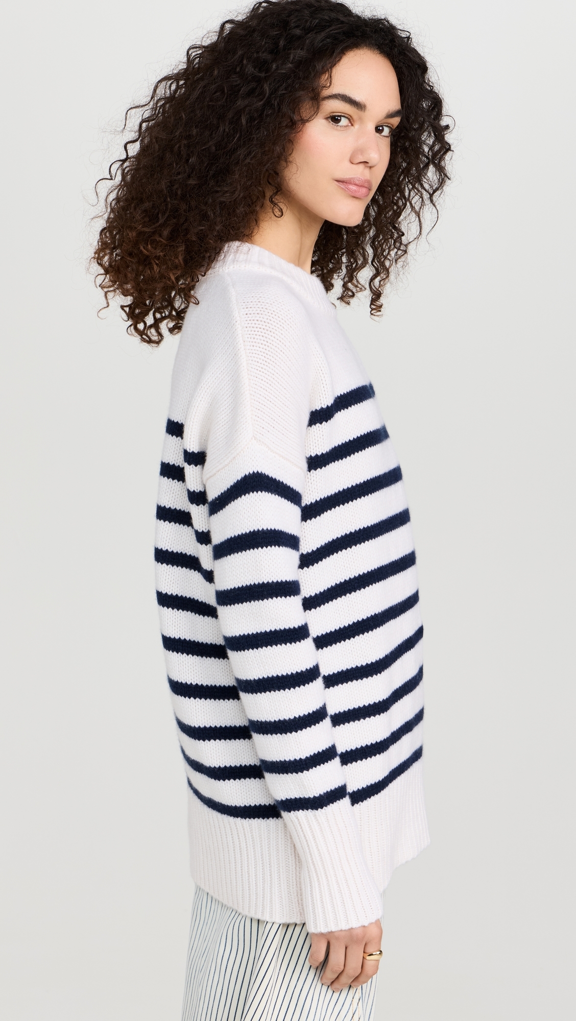 Marin Sweater Cream/Navy