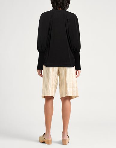 Woman Shirt Black Size M Tencel, Cotton, Elastane