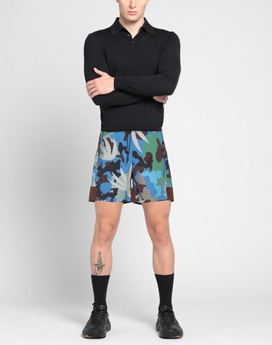 Man Shorts & Bermuda Shorts Azure Size M Polyamide, Elastane