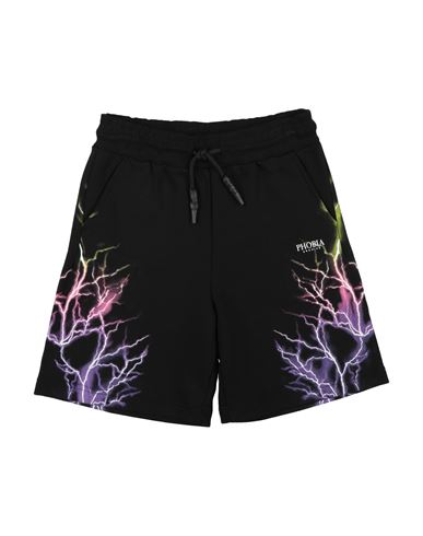 Kid Boy Shorts & Bermuda Shorts Black Size 10 Cotton