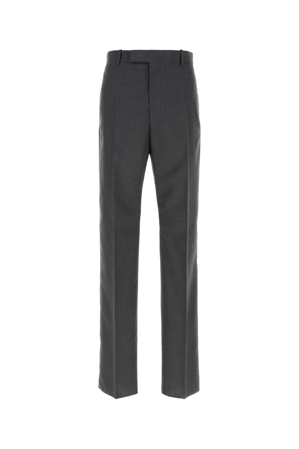 Virgin Wool Trouser — Gray