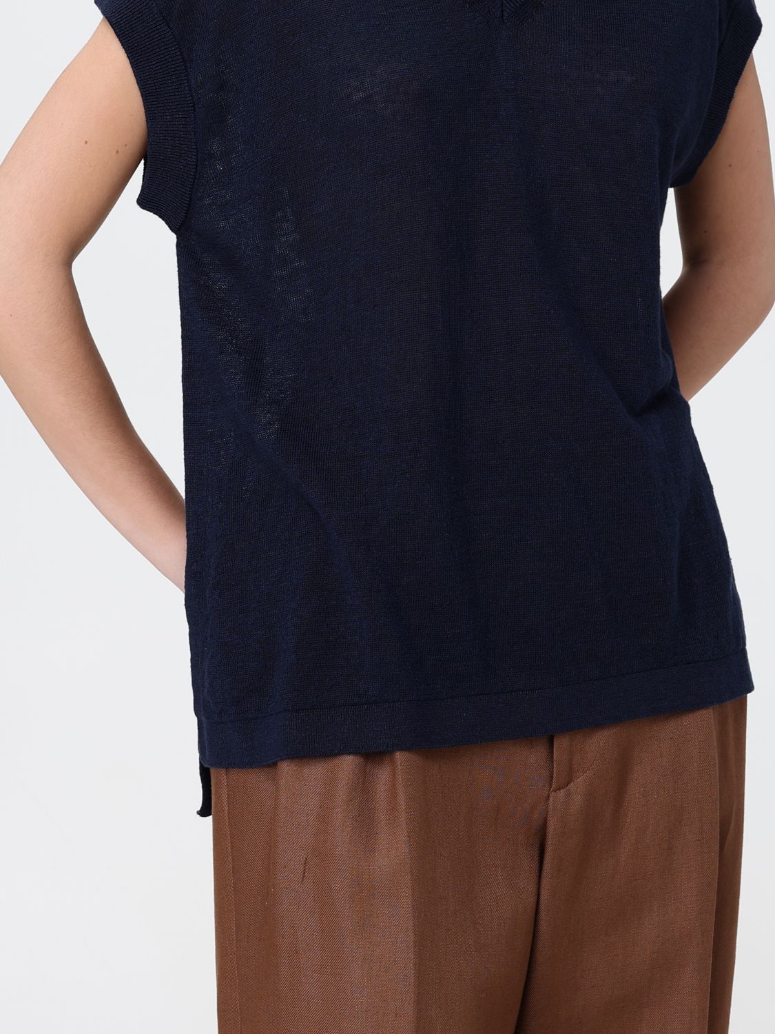 Waistcoat Woman color Blue
