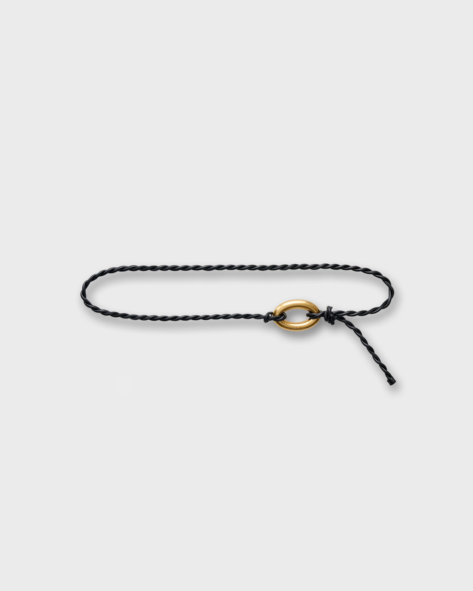 By Malene Birger Belt Ova Small Black ONESIZE