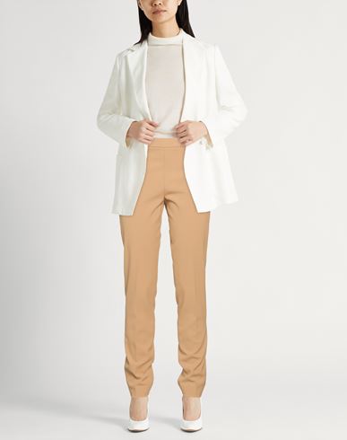 Woman Pants Camel Size 4 Polyester, Viscose, Elastane