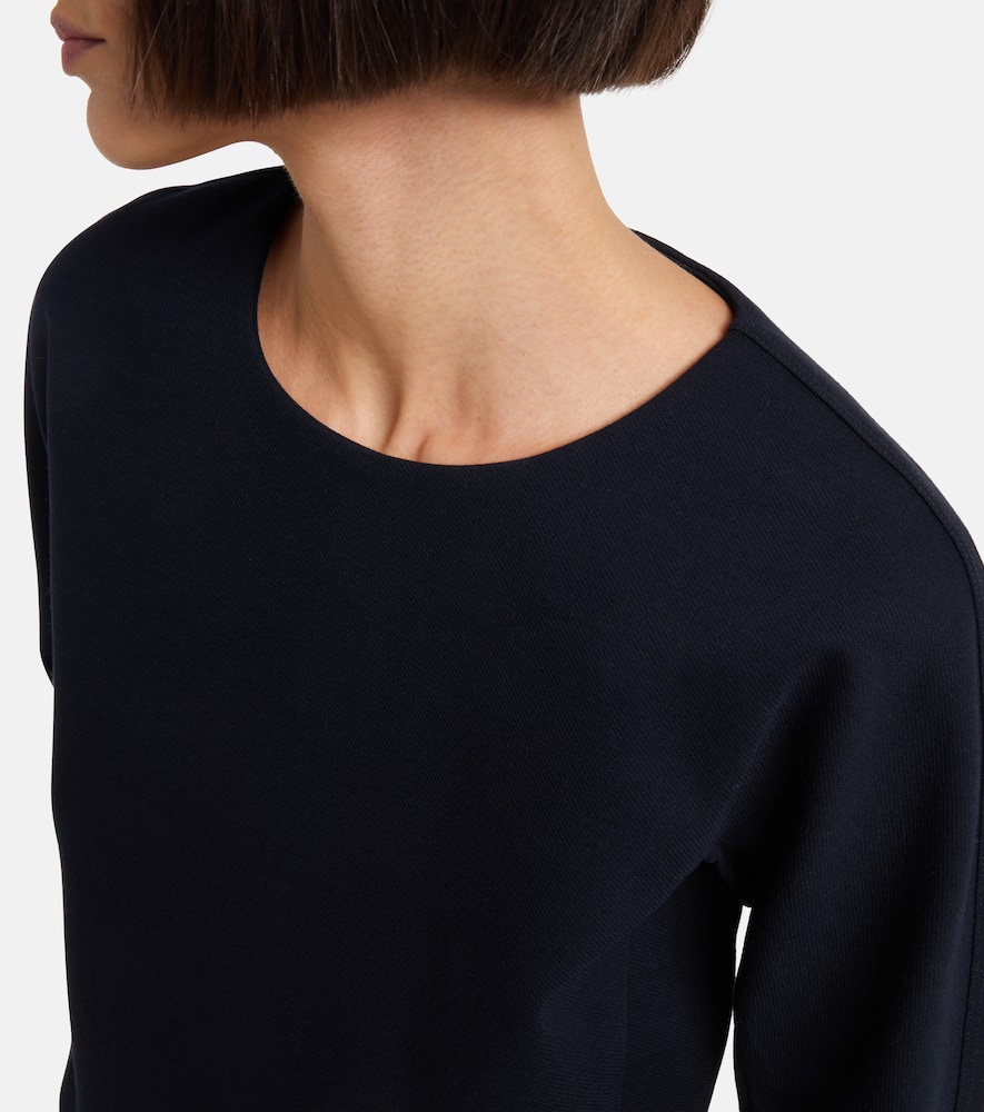 Girello wool and cotton-blend top