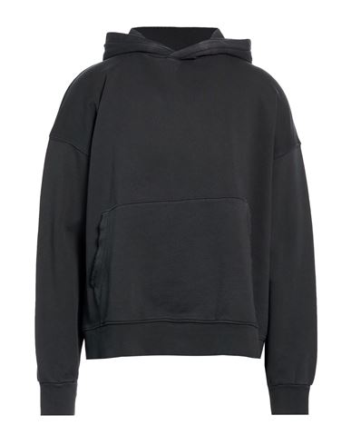 Man Sweatshirt Black Size M Cotton