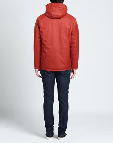 Man Jacket Rust Size L Polyester, Polyurethane
