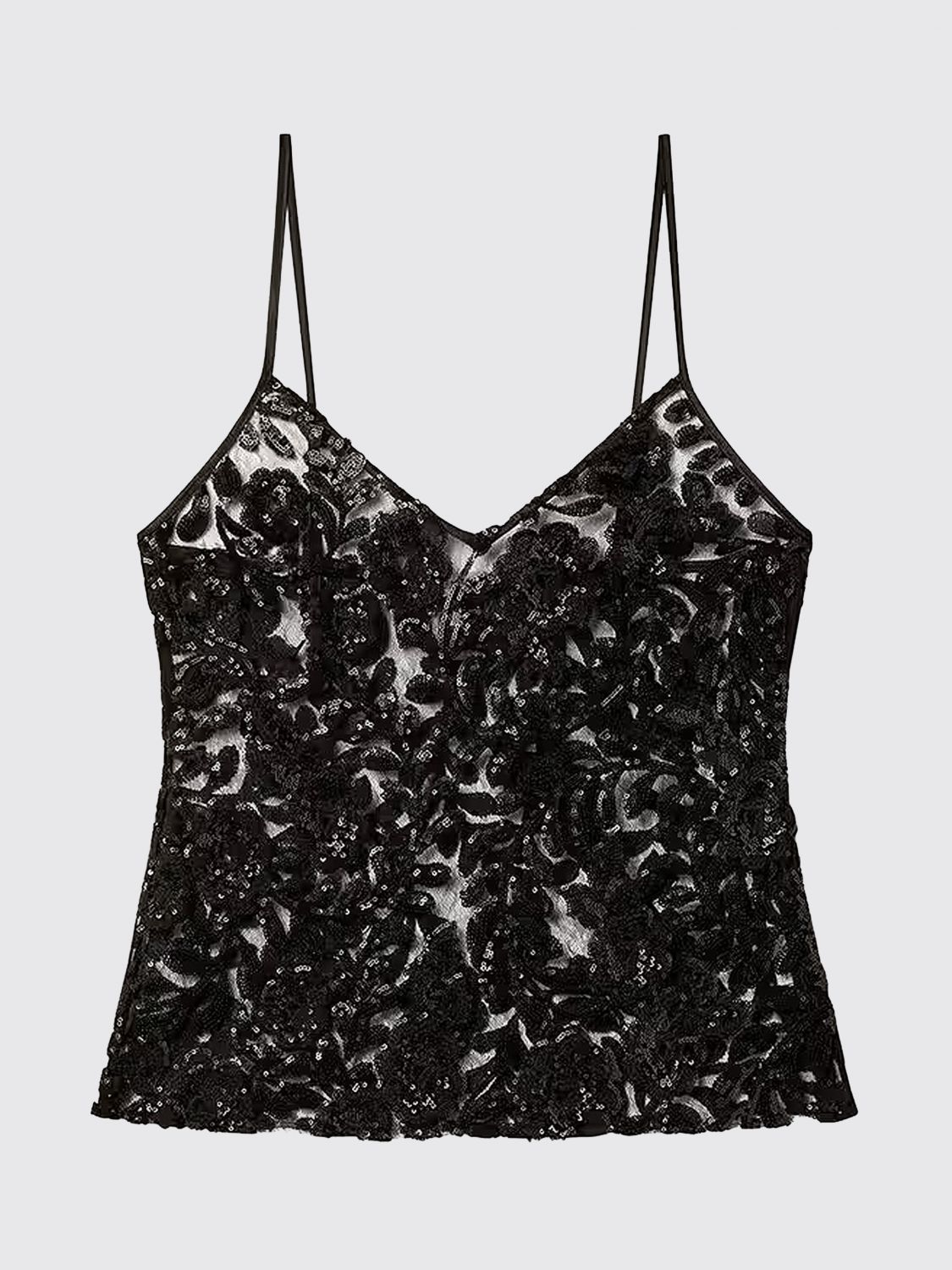 Top Woman color Black
