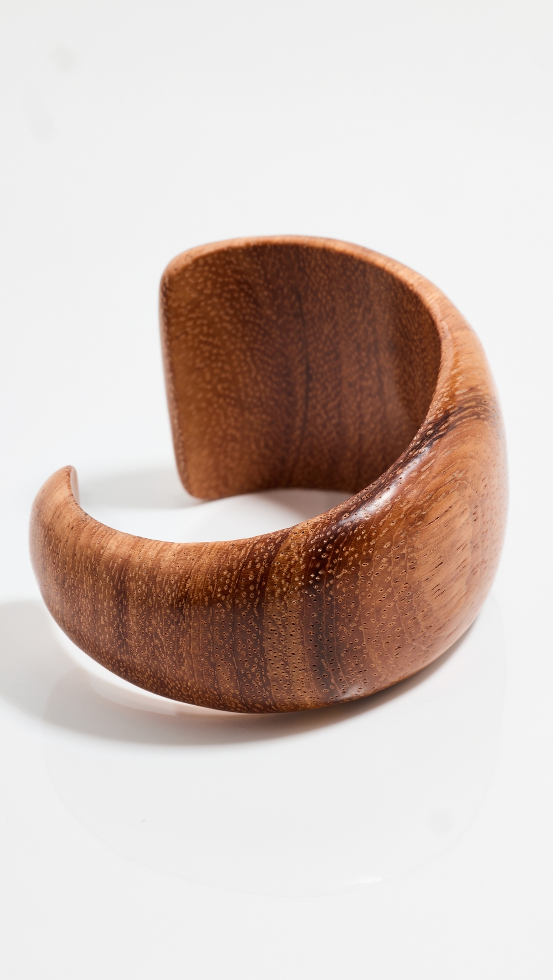 Wood Bracelet Burnt Henna T2