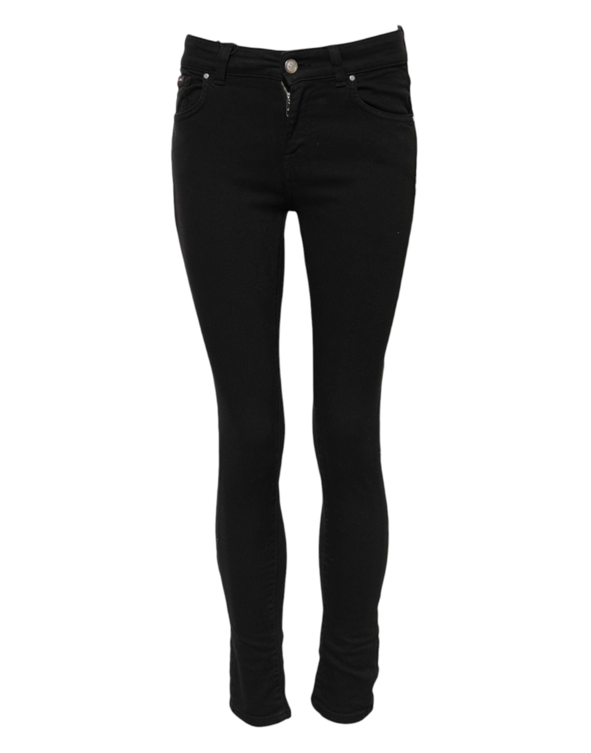 Skinny Denim Jeans — Black