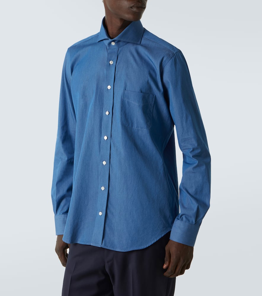 Cotton chambray shirt