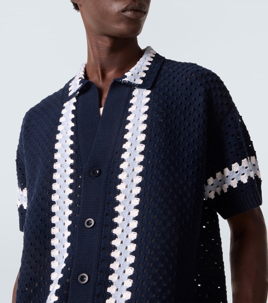 Pinto crochet cotton shirt