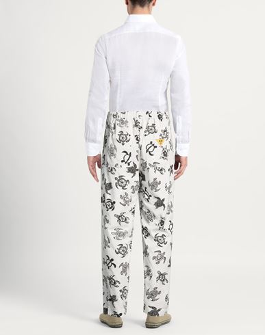 Man Pants White Size L Cotton