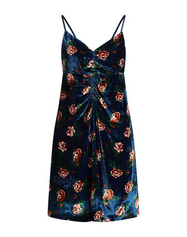 Woman Mini dress Navy Size 2 Polyamide, Elastane