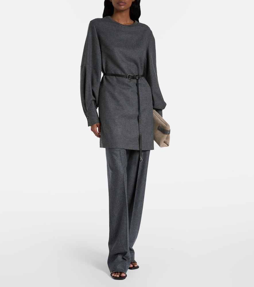 Wool and cashmere minidress