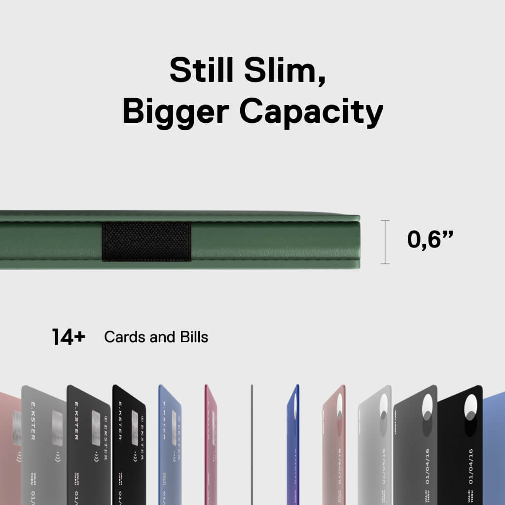 Men's Wallet - Cobalt Blue Pro Premium Slim Men's Wallet Trackable Wallet Leather Smart Wallet RFID Blocking