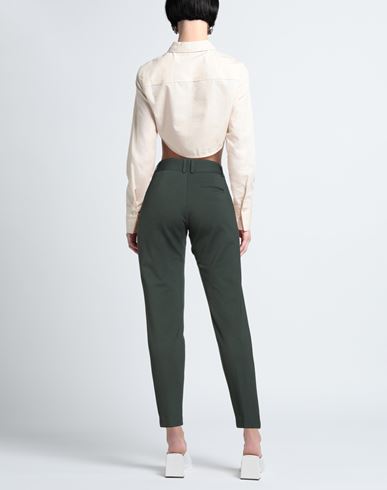 Woman Pants Green Size 8 Viscose, Polyamide, Elastane