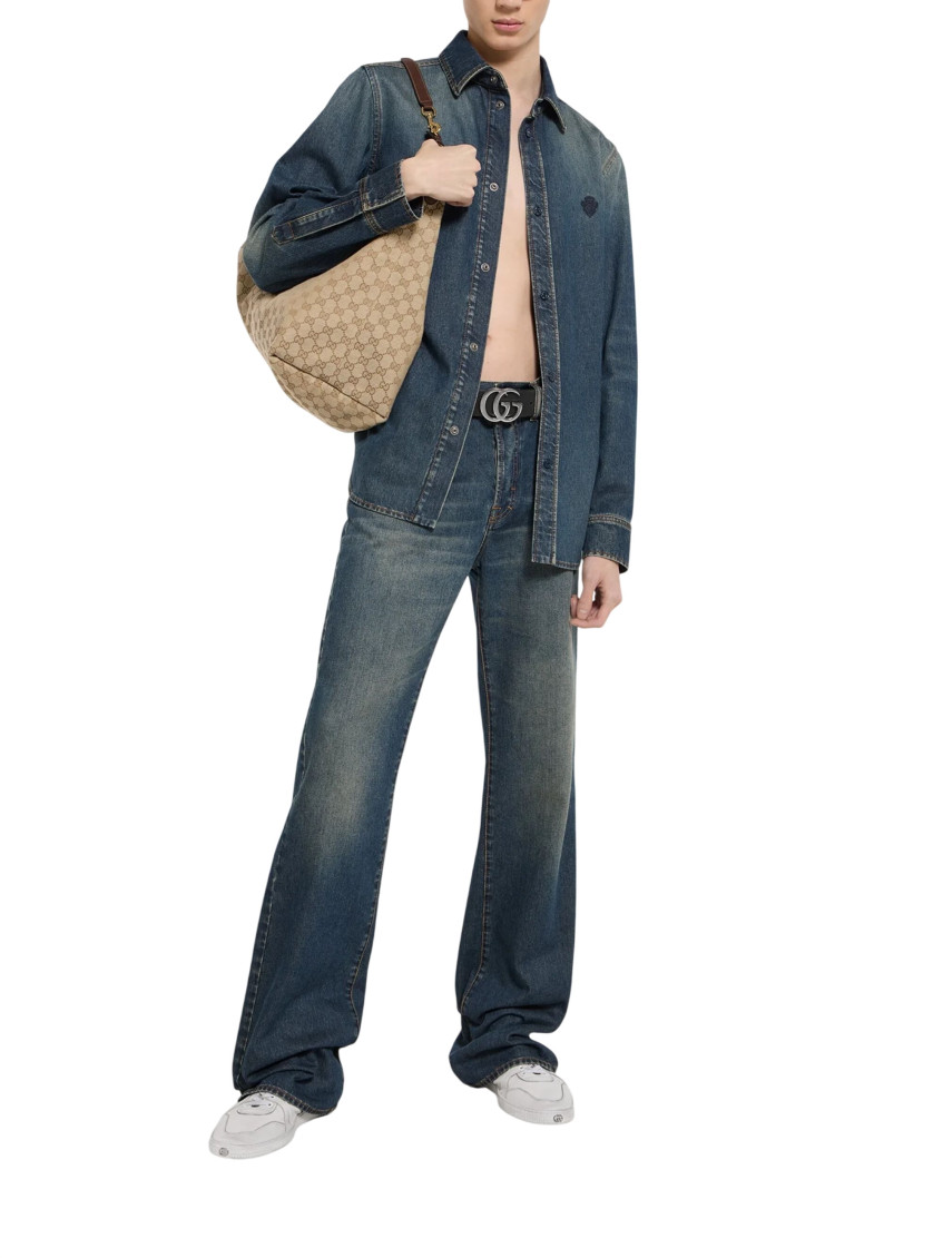Cotton Denim Shirt