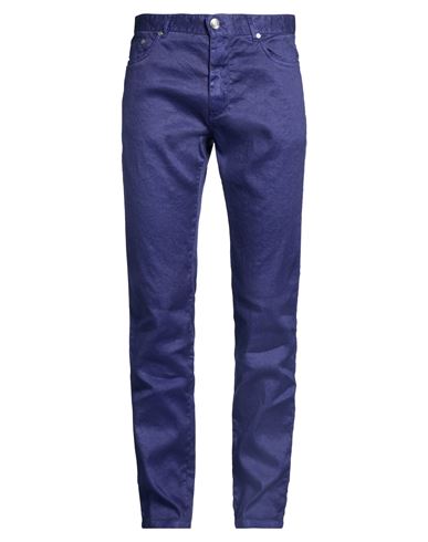 Man Pants Blue Size 30 Linen