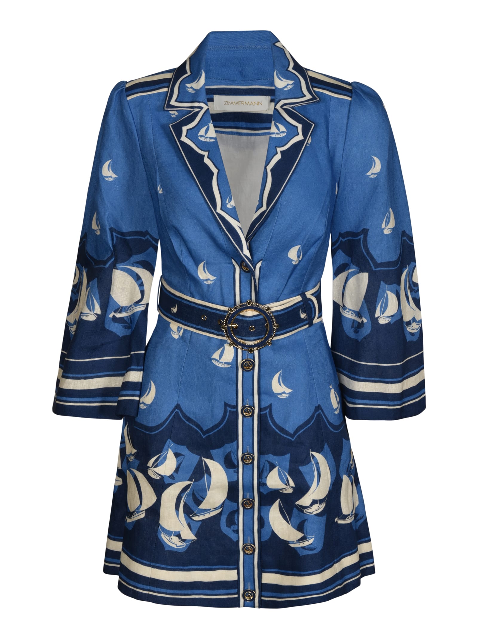 High Tide Mini Shirt Dress