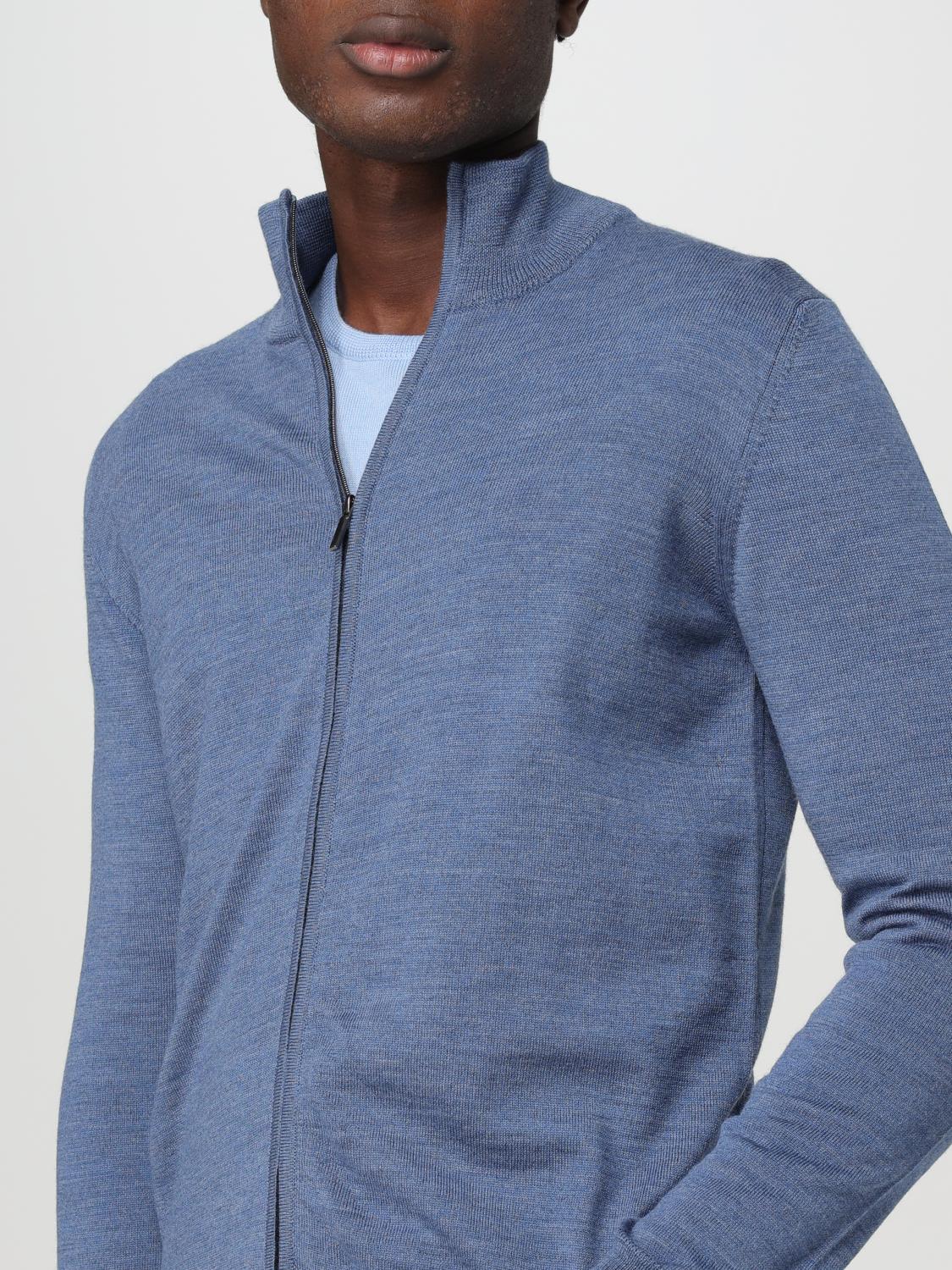 Sweater Men color Sky Blue