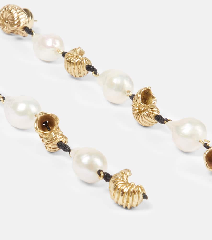 Alémais Reverie drop earrings with pearls