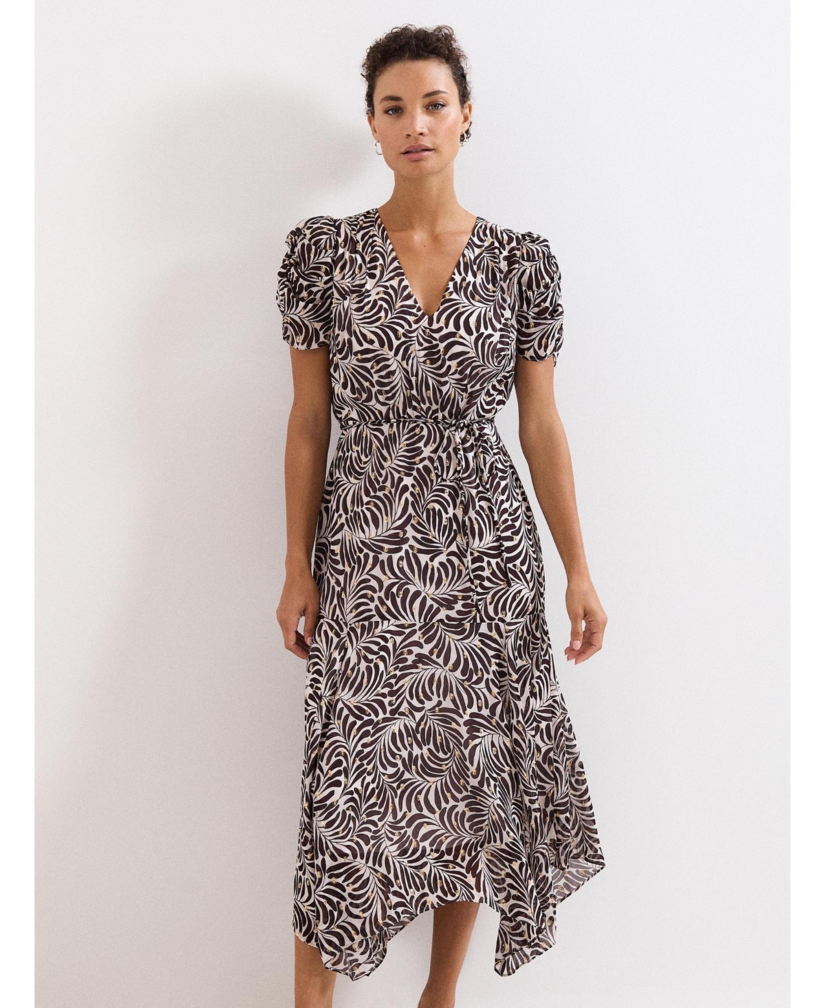Women's Verity Shimmer Dress - Brown