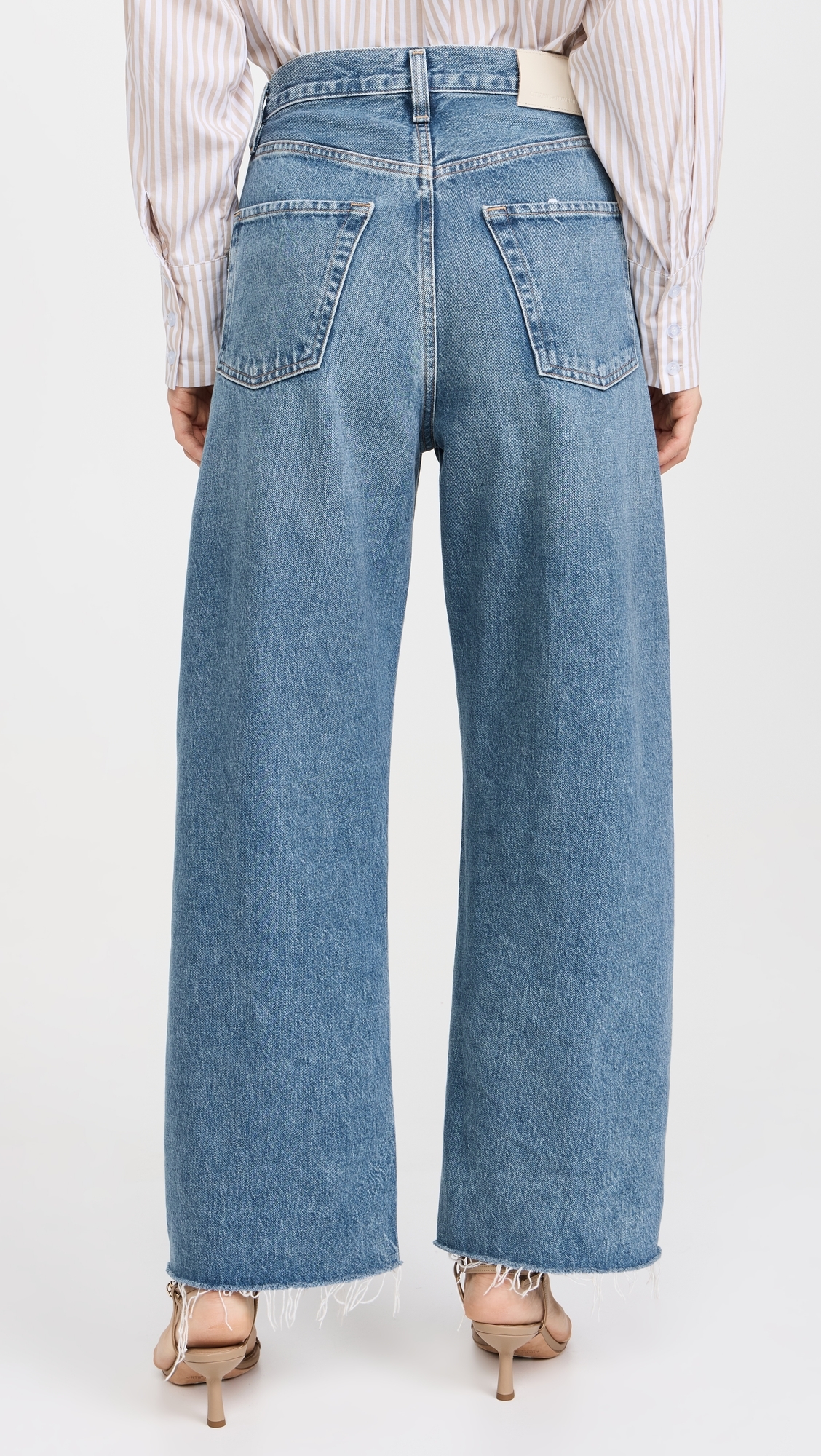 Ayla Raw Hem Crop Regenerative Cotton Jeans Doheny