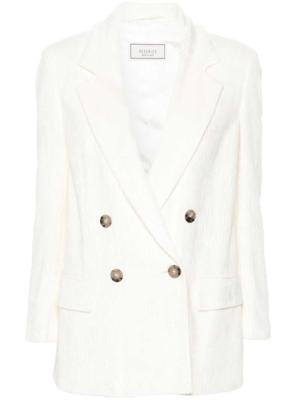 Double-breasted blazer - Neutrals