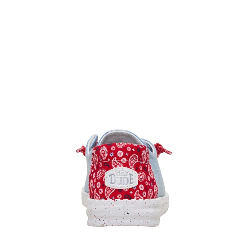 Women's Wendy Americana Paisley Slip On Shoes (Denim/Multi)