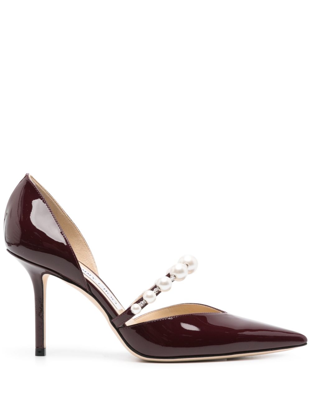 Aurelie 85 Pumps In Black Patent Leather