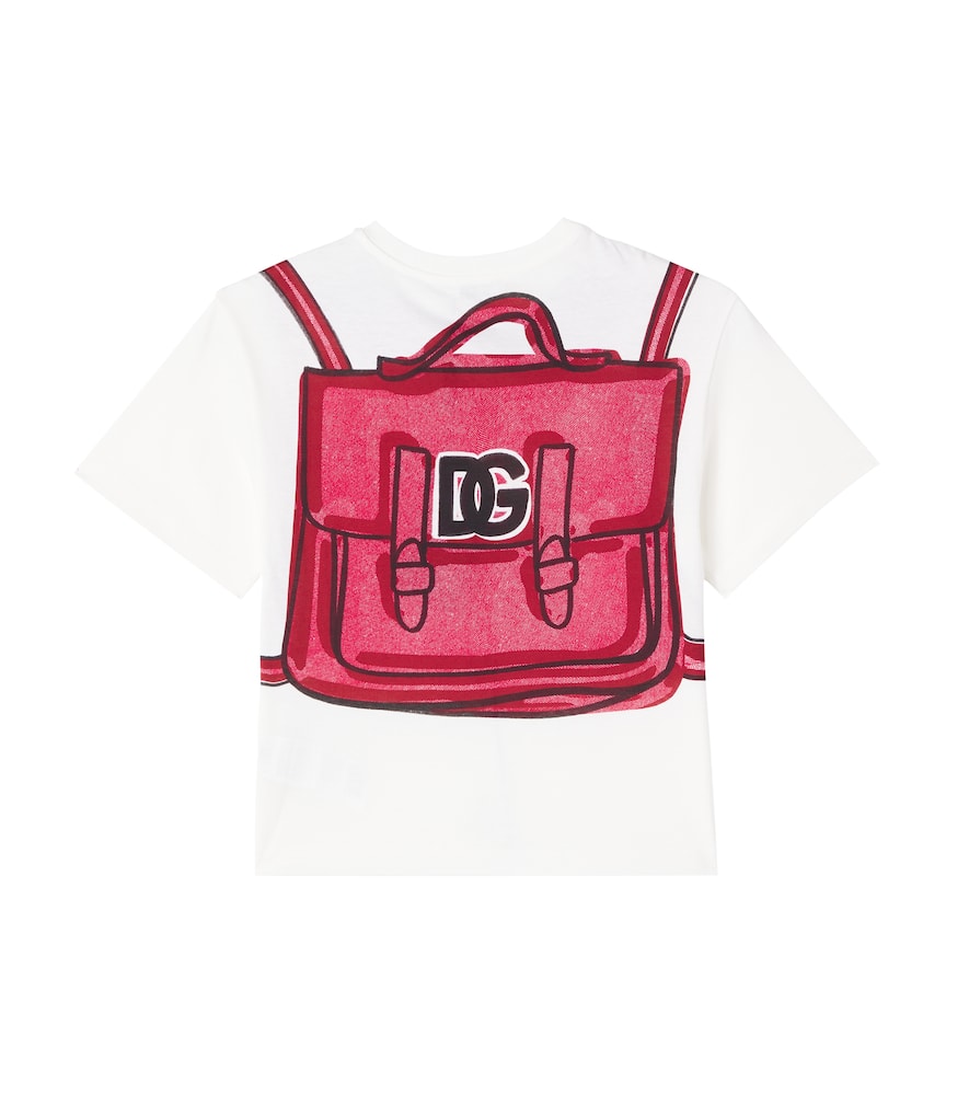 Printed cotton jersey T-shirt