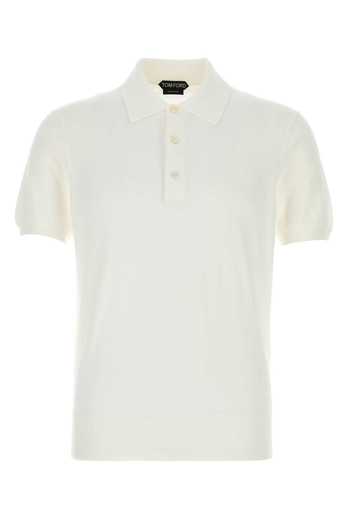Tom Ford - cotton polo shirt short sleeves knit