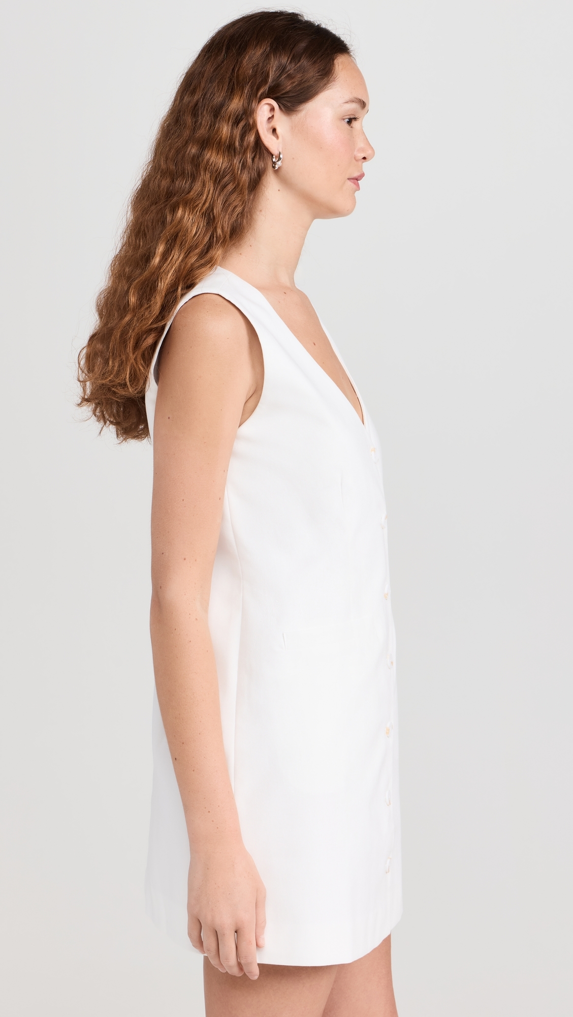 O. p.t Akiya Vest Mini Dress White