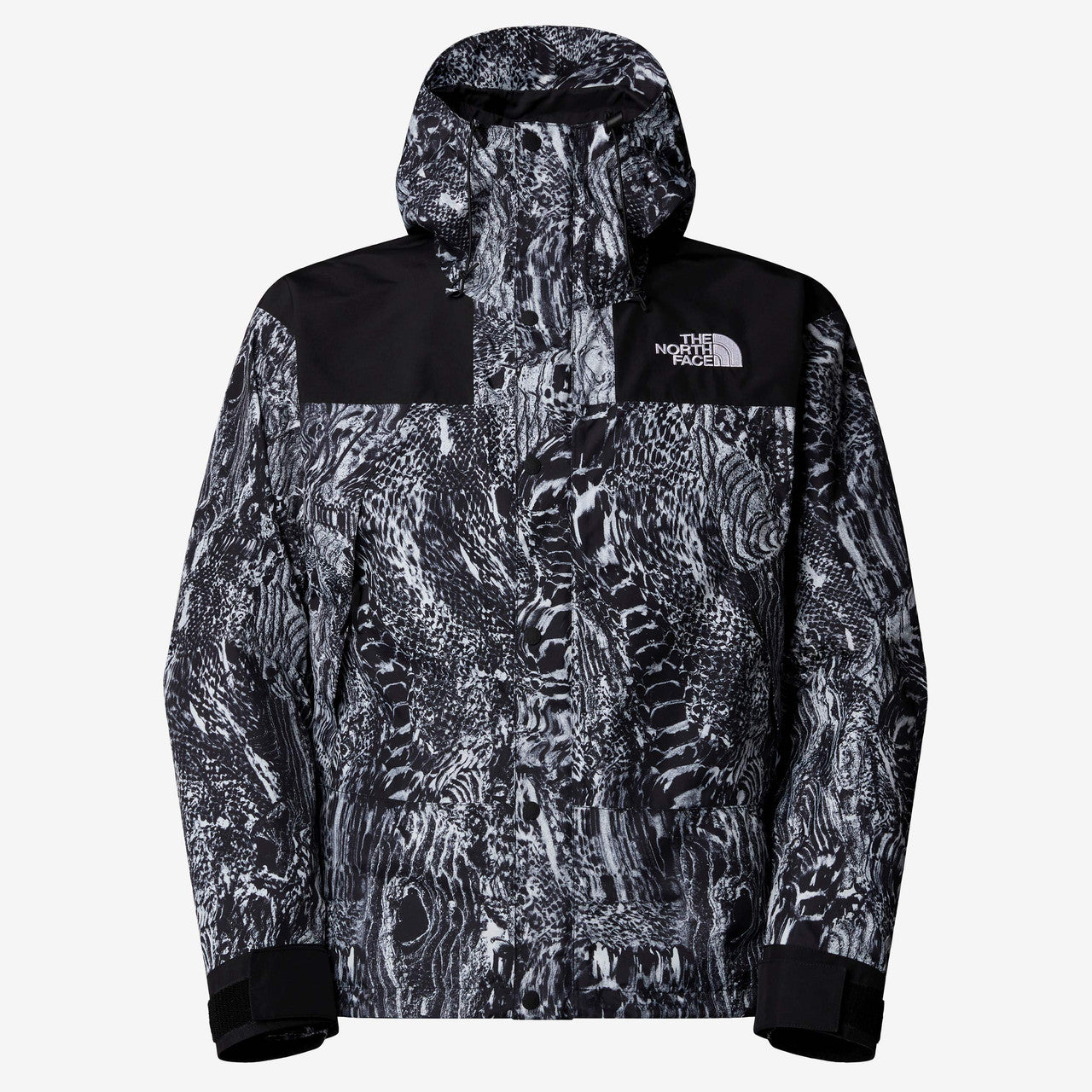 The North Face GTX Mountain Jacket - TNF Black Wood Snake Print/TNF Black - unisex