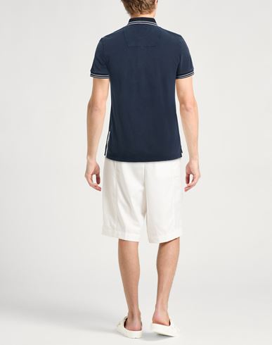 Man Polo shirt Midnight blue Size S Cotton
