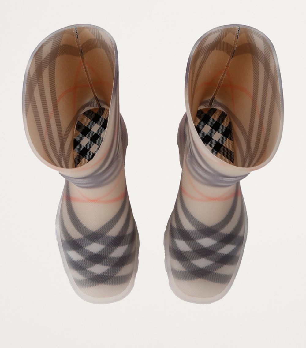 Kids Rubber Check Marsh Boots