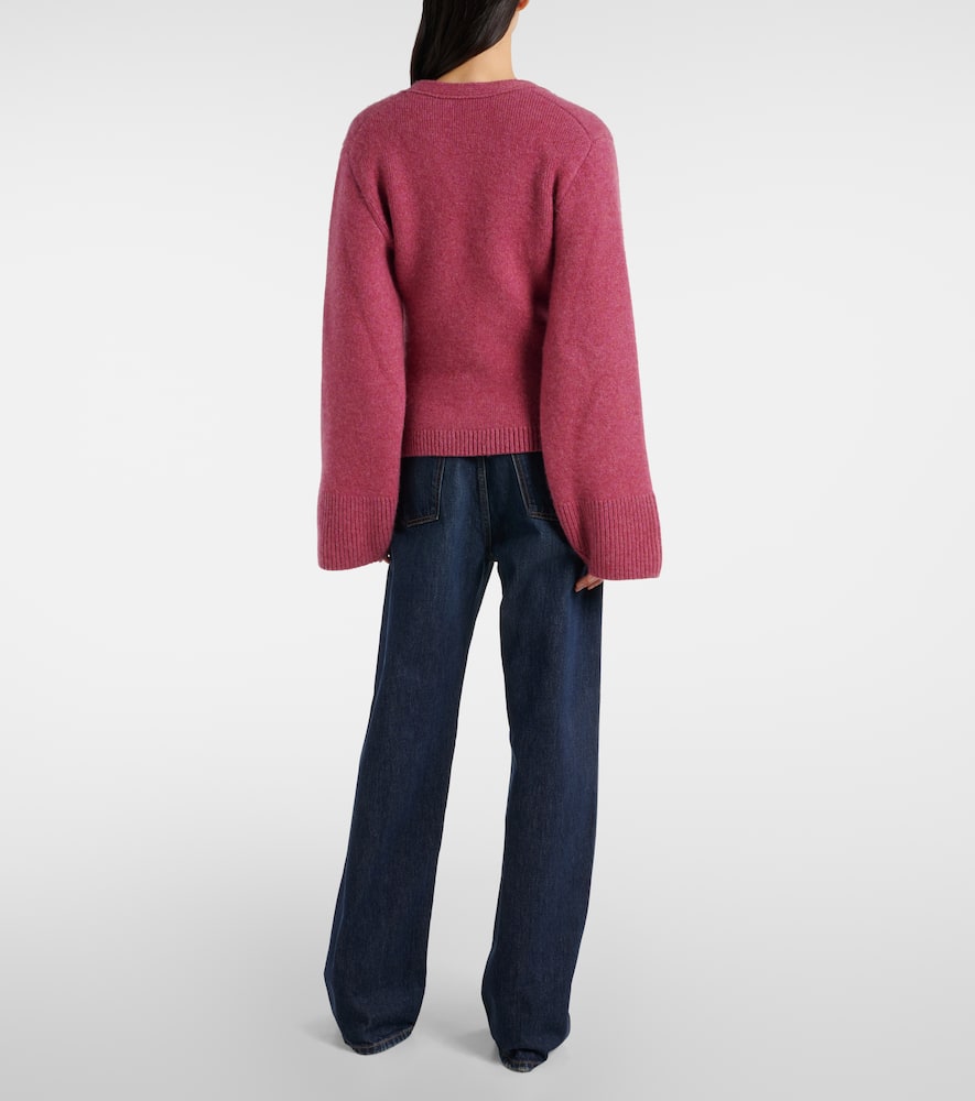Scarlet cashmere cardigan