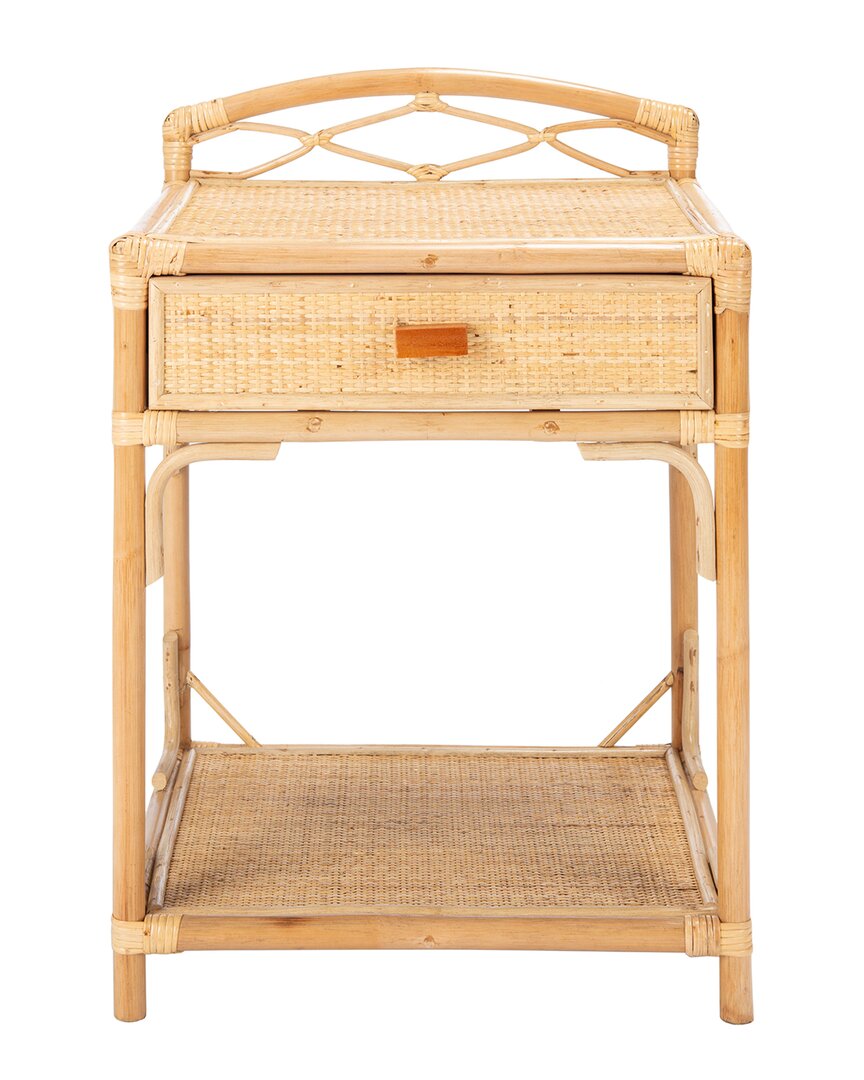 Bea 1-Drawer, 1-Shelf Nightstand
