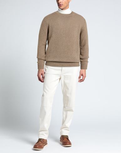 Man Sweater Beige Size 36 Cashmere