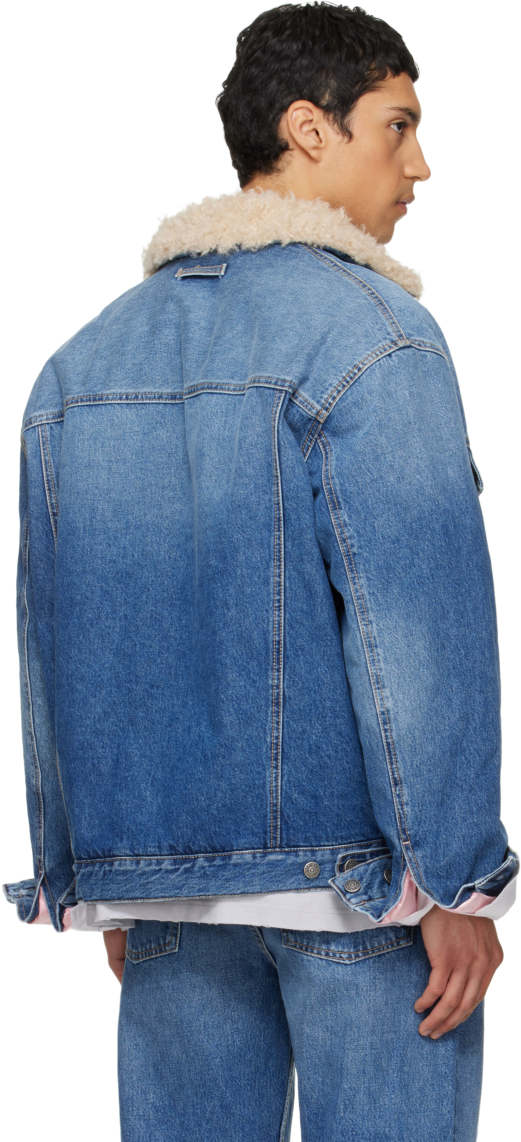 Blue Faded Denim Jacket